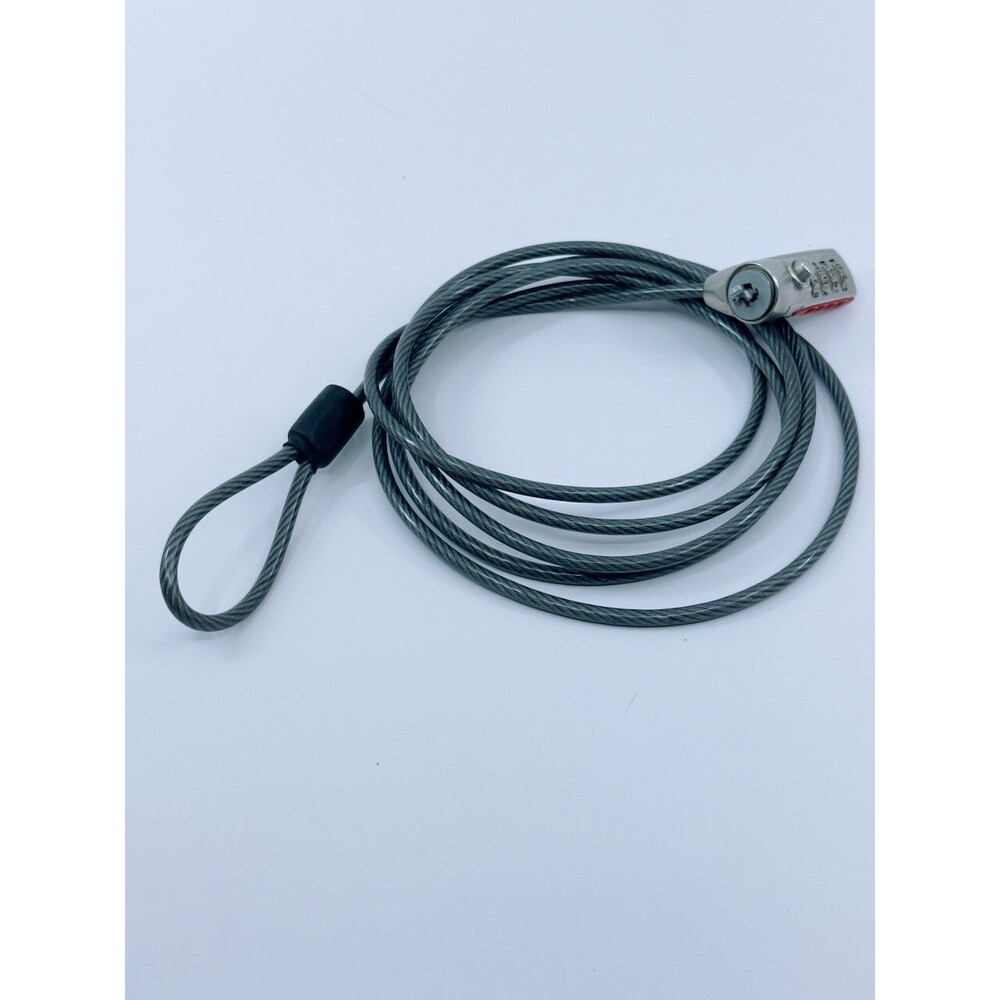 Kensington Laptop Computer MicroSaver Security Cable W/lock J76700